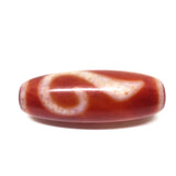 Red Agate Turtle back 15x40mm Natural Tibetan Dzi Beads for diy Jewelry