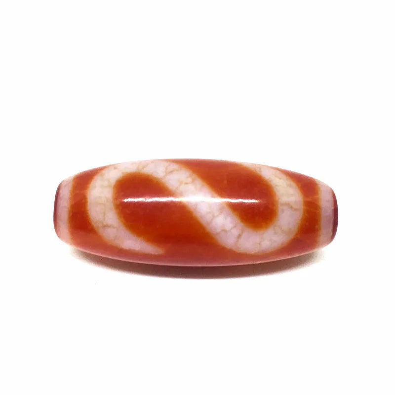 Red Agate Turtle back 15x40mm Natural Tibetan Dzi Beads for diy Jewelry