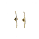 Delicate CZ 925 Sterling Silver Earrings