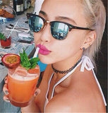 Vintage Retro Plastic Choker Necklace Women Chokers Necklaces Stretch Punk