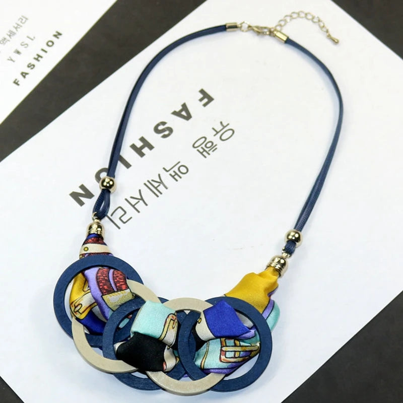 Autumn Winter Clavicle Chain Laced Necklace Women's Air Necklace