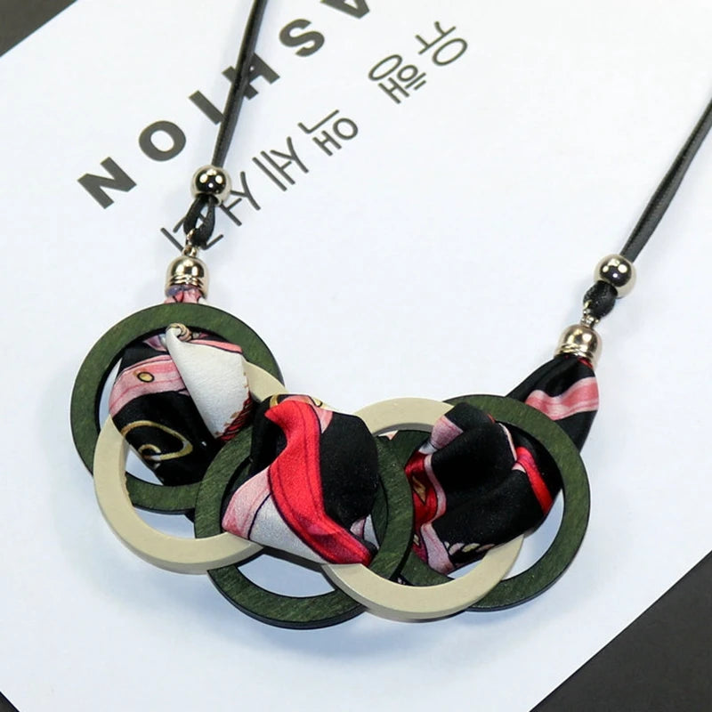 Autumn Winter Clavicle Chain Laced Necklace Women's Air Necklace