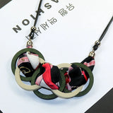 Autumn Winter Clavicle Chain Laced Necklace Women's Air Necklace