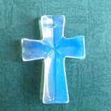 Opal Stone Cross Charms Pendants 2pcs/lot