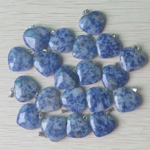 50pcs/lot Sodalite Charms Pendants for Jewelry Making