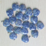 50pcs/lot Sodalite Charms Pendants for Jewelry Making
