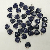 Sand Stone Love Heart Pendants Charms for Jewelry Making 16mm 50pcs/lot