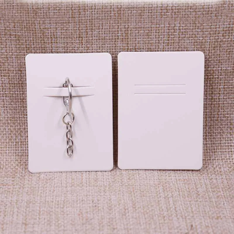200 pcs Blank Jewelry Card for Brooch, Key Chain, Hair Clip - Hot Design