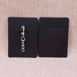 200 pcs Blank Jewelry Card for Brooch, Key Chain, Hair Clip - Hot Design