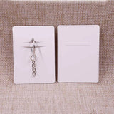 200 pcs Blank Jewelry Card for Brooch, Key Chain, Hair Clip - Hot Design