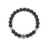 Men Women Jewelry Round Bead CZ Ball DIY Hand Bracelet