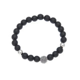 Men Women Jewelry Round Bead CZ Ball DIY Hand Bracelet