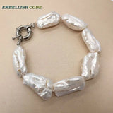 Baroque Pearls Bracelet Bangle Cultured Pearl for Girl