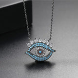 Turquoise Evil Eye Necklace for Women