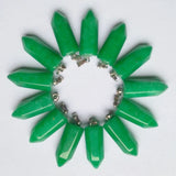 Hexagonal Pillar Pendants for DIY Necklace Making 20pcs/Lot