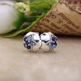 Winter Star Clip Charm Sterling Silver CZ Fit Bracelet