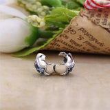 Winter Star Clip Charm Sterling Silver CZ Fit Bracelet