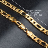 High Quality 18K Vacuum Plating 8mm Chain Necklace