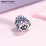925 Silver Family Heart Charm Beads for Bracelet Bangle DIY Gift
