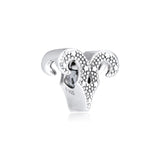 925 Silver Winter Zodiac Charms for DIY Jewelry