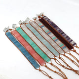 Colorful Natural Stone Beads Wrap Bracelet
