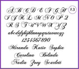 Personalized Couple Name Necklace Stainless Steel Rose Crown Butterfly