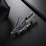 Sparkling Crocodile Brooch for Women and Men