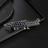 Sparkling Crocodile Brooch for Women and Men