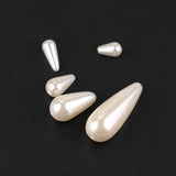 5pcs Beige ABS Pearls Beads for Jewelry Making Spacer Hole Euro Beads