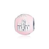 Fantasy Castle Enamel Charm Beads for Bracelets