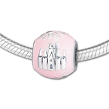 Fantasy Castle Enamel Charm Beads for Bracelets