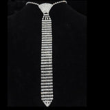 Kpop Necktie Shape Pendant Necklace Women Set
