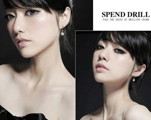 925 Silver Crystal Name Earrings Set
