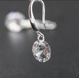 925 Silver Crystal Name Earrings Set