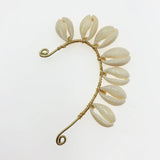 Punk Style Cowry Shells Earing Cuff No-Hole Women Earrings