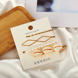 Pearl Beach Shell Conch Feather Hair Clips Set Women Girls Hairpins