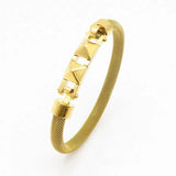 Twisted Weave Stainless Steel Bracelets