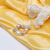 8-9mm Pearl Water Drop Necklace, Sterling Silver Women Jewelry