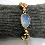 Nature Stone Charm Bracelet PUKA Shell Summer Jewelry Women