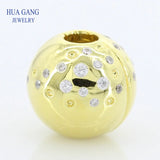 High 925 Sterling Silver Shining DIY Pulse Jewels for Women