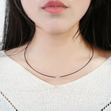 50pcs Stainless Steel Wire Collar Steel Rope Necklace Pendant Lanyard