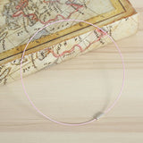 50pcs Stainless Steel Wire Collar Steel Rope Necklace Pendant Lanyard