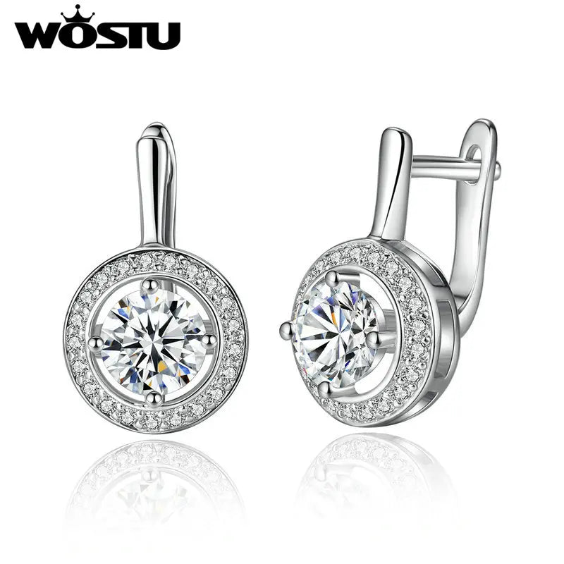 AAA CZ Crystal Stud Earring for Wedding XCNE106