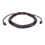 Tulum Collection Bracelet CZ Tube Beads Men Women Onyx Stone
