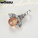 925 Silver Bee Charm Bead for DIY Jewelry