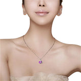 Heart Power Necklace Crystal Jewelry for Women