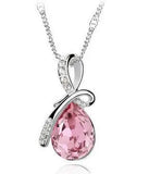 Heart Power Necklace Crystal Jewelry for Women