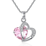 Heart Power Necklace Crystal Jewelry for Women