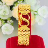 Vietnam Sand Bracelets No-Fade Plated Fancy Mens Jewelry