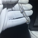 Tennis Pendant: 925 Silver Party Wedding Pendants for Women